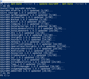 Update-AzureRM